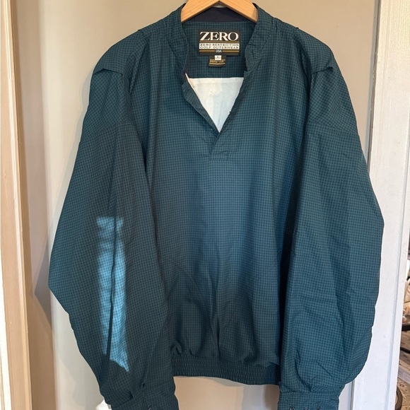 zero restriction Other - Vintage Zero Restriction Jacket Mens Small Green Gore Tex Windbreaker Golf 90s